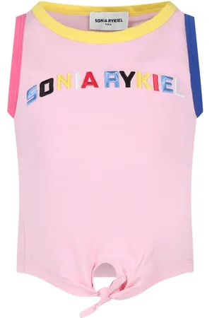 Sonia Rykiel Enfant Tank Top For Girl With Logo