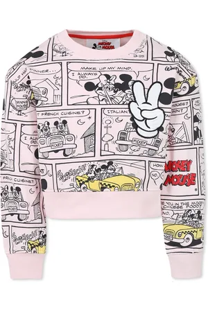 Marc Jacobs Crop Sweatshirt For Girl With Mickey Mouse