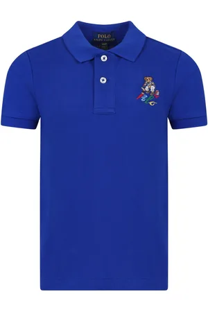 Ralph Lauren Polo Shirt For Boy With Polo Bear