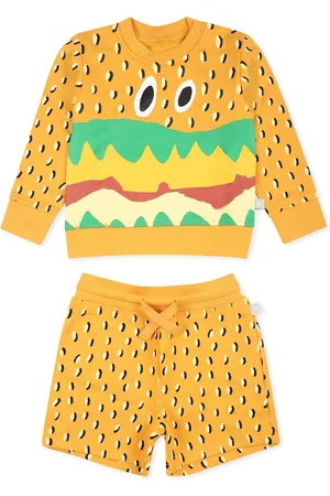 Stella McCartney Suit For Baby Boy With Hamburger Print