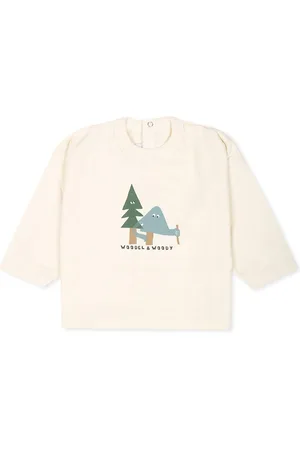 Petit Bateau T-shirt For Babykids With Tree Print