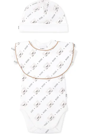 HUGO BOSS Bodysuit Set For Baby Boy With Logo
