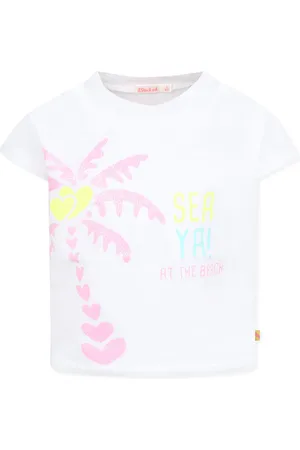 Billieblush T-shirt For Girl With Palm Tree