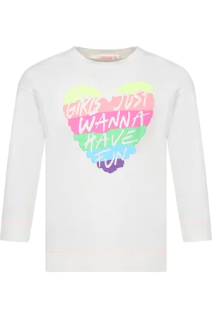Billieblush T-shirt For Girl With Heart And Writing