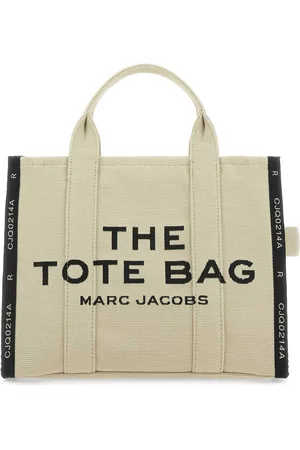 Marc Jacobs Beige Canvas The Tote Shopping Bag
