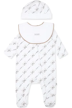 HUGO BOSS Babygrow Set For Baby Boy With Logo