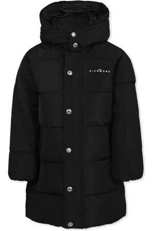 John Richmond Down Jacket For Boy With Logo