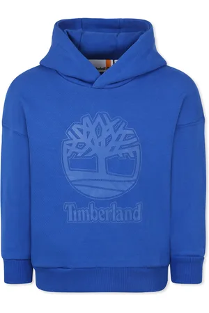 Timberland Light Blue Sweatshirt For Boy With Logo