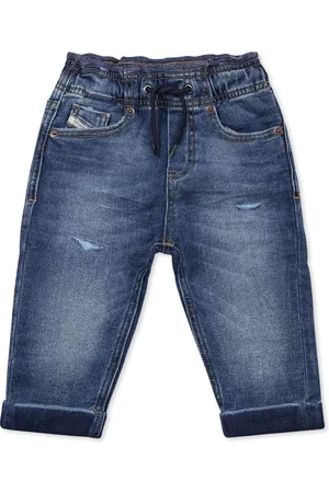 Diesel Blue Jeans For Baby Boy With Logo