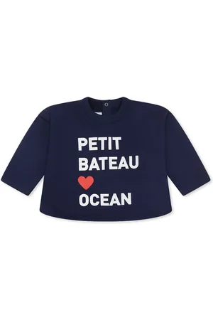 Petit Bateau Sweatshirt For Babykids With Logo