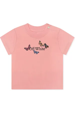 OFF-WHITE T-shirt For Baby Girl With Logo