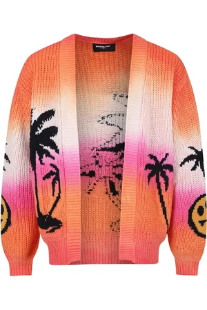 BARROW Cardigan For Kids With Smiley And Palm Tree