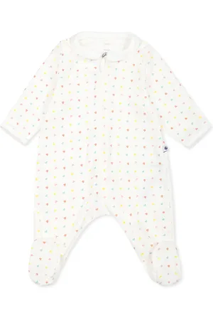 Petit Bateau Romper For Babykids With Hearts