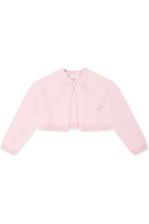 MONNALISA Cardigan For Baby Girl With Logo