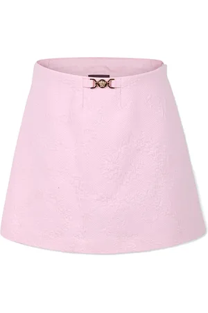 VERSACE Shorts For Girl With Floral Swirl