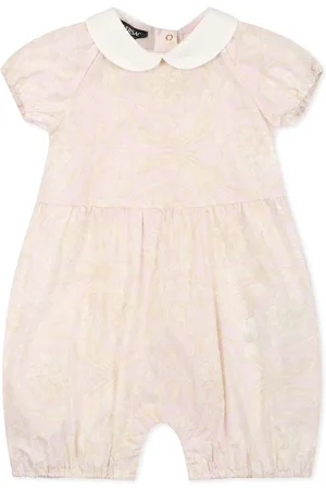 VERSACE Romper Or Baby Girl With Barocco Print