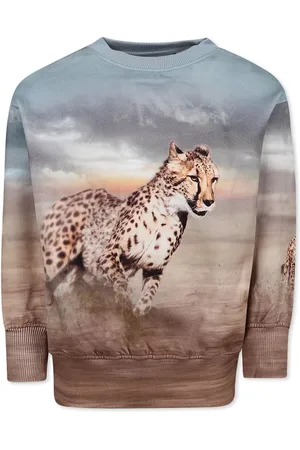 Molo Sweatshirt For Boy With Cheetah
