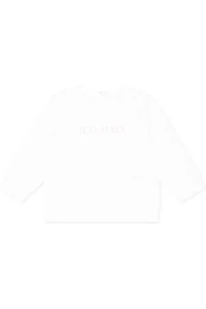 Balmain Sweatshirt For Baby Girl With Logo