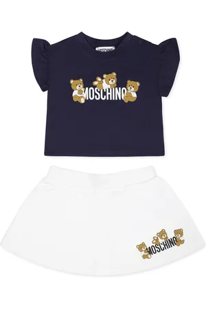 Moschino Suit For Baby Girl With Teddy Bears