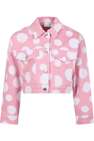 Marc Jacobs Denim Jacket For Girl With Polka Dots