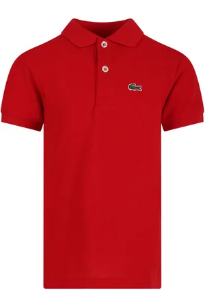 Lacoste Polo Shirt For Boy With Green Crocodile