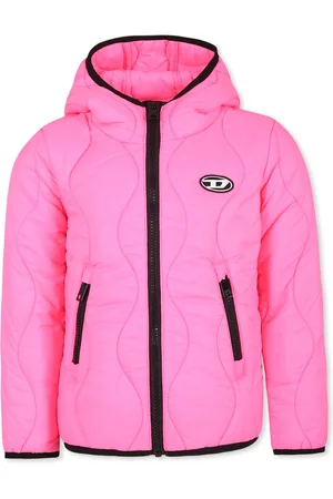 Diesel Down Jacket For Girl With Logo