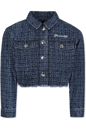 Givenchy Cropped Jacket For Girl With 4g Motif