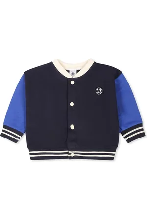 Petit Bateau Bomber Jacket For Bbay Boy With Logo