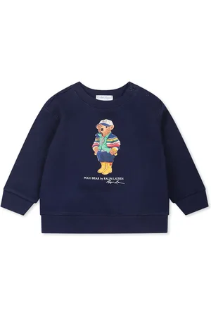 Ralph Lauren Sweatshirt For Baby Boy With Polo Bear