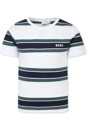 HUGO BOSS White T-shirt For Boy With Logo