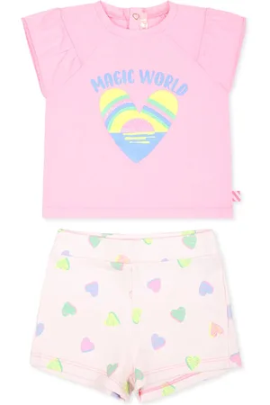 Billieblush Suit For Baby Girl With Hearts