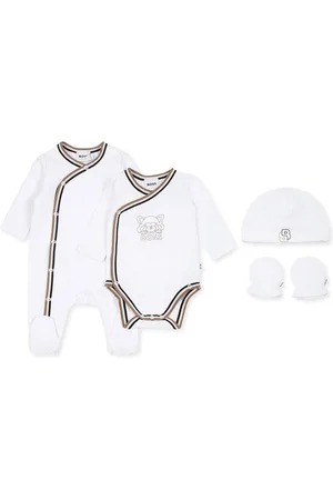 HUGO BOSS Babygrow Set For Baby Boy With Logo
