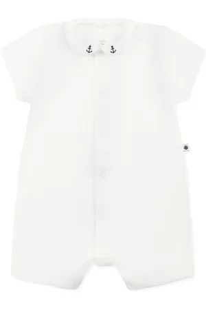 Petit Bateau Romper For Babykids With Anchors