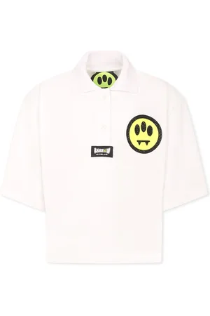 BARROW Crop Polo For Girl With Smiley