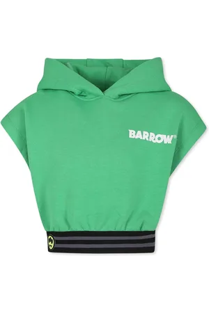 BARROW Crop Sweatshirt For Girl With Smiley