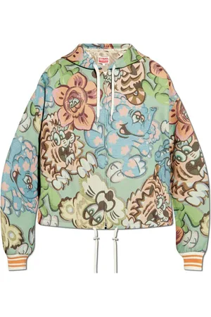 Kenzo X Verdy Patterned-jacquard Hooded Jacket