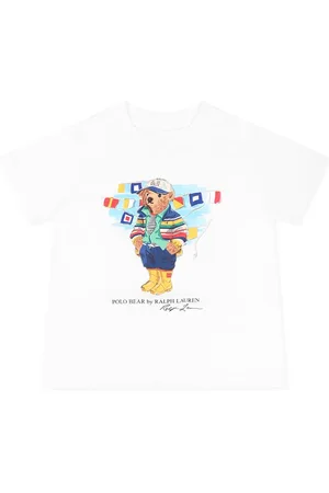 Ralph Lauren T-shirt For Baby Boy With Polo Bear