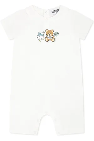 Moschino Romper For Babykids With Teddy Bear