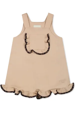 Fendi Dungarees For Baby Girl With Ff