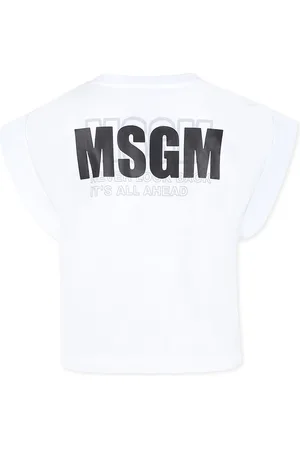 Msgm T-shirt For Girl With Logo