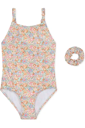 BONPOINT Swimsuit For Girl With Floral Print