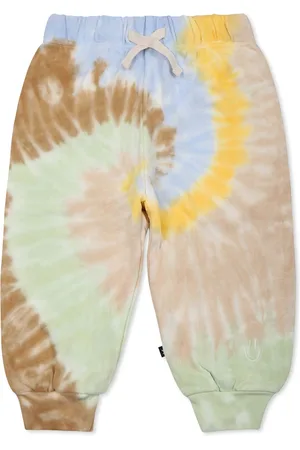 Molo Trousers For Babykids With Tie Dye Print