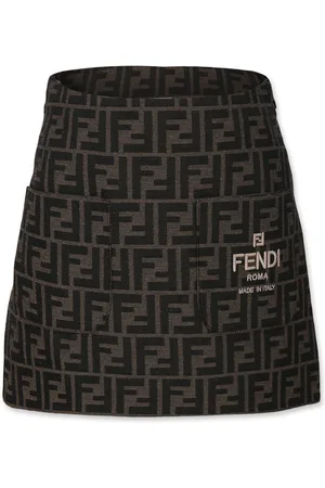 Fendi Skirt For Girl With Ff And Logo