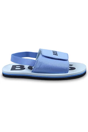HUGO BOSS Light Blue Sandals For Boy With Logo