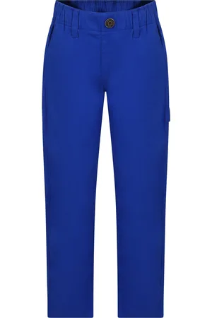Tommy Hilfiger Light Blue Trousers For Boy With Logo