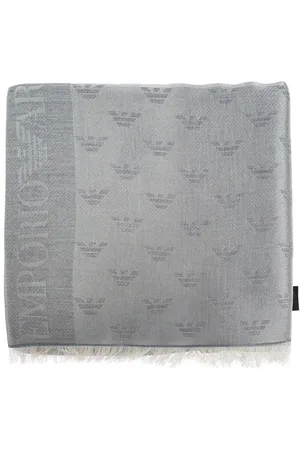 Emporio Armani Gradient-effect Jacquard Stole