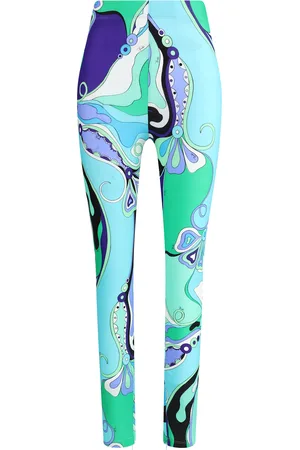 Puccini Orchid Print Leggings