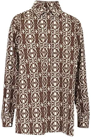 Max Mara Printed Oversized Shirt