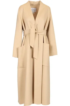 Max Mara Camel Dressing Gown Coat