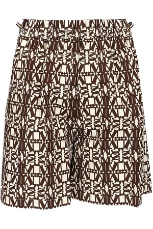 Max Mara Printed Poplin Shorts
